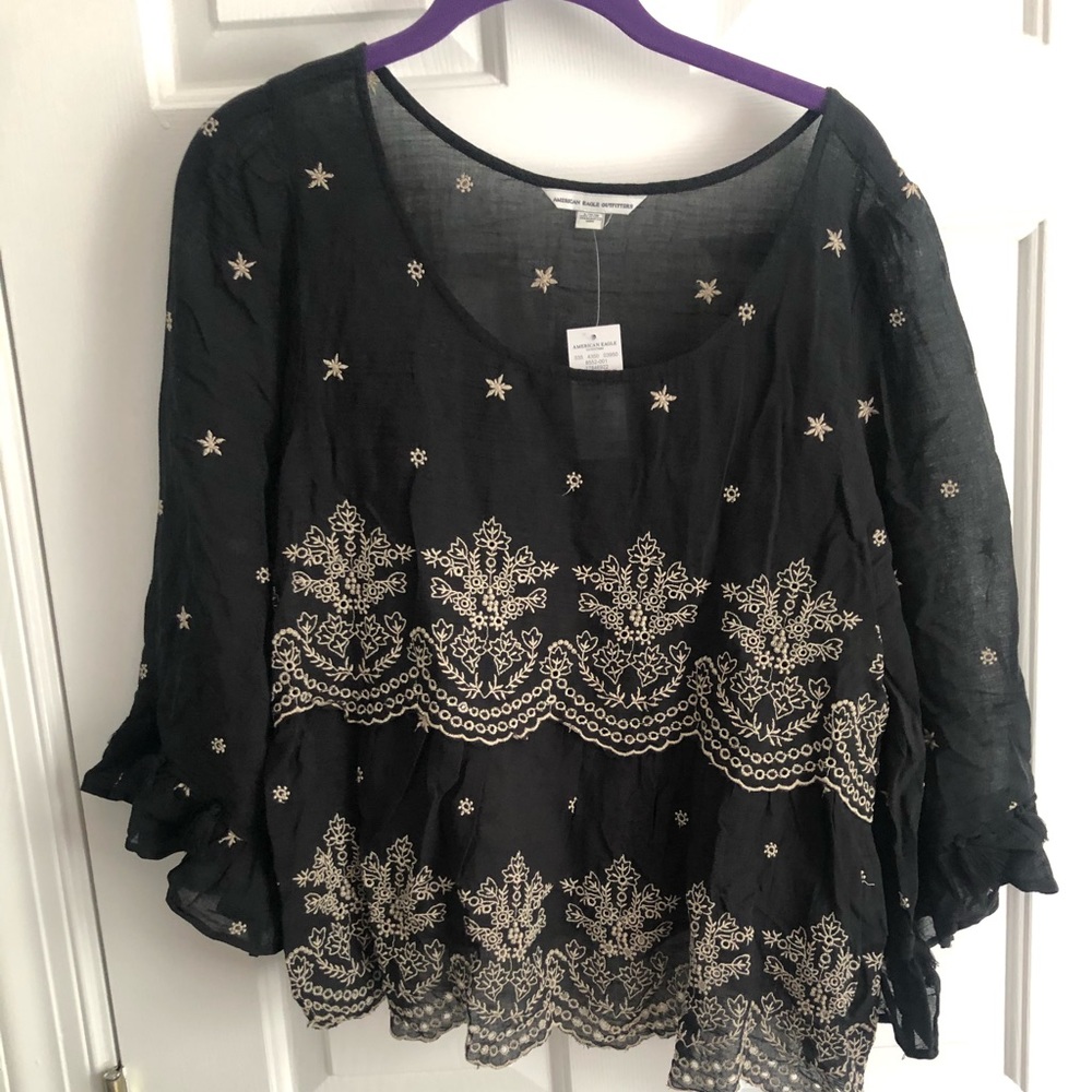 navy blue tunic